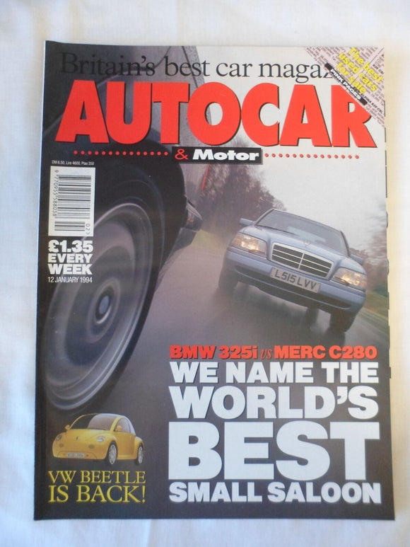 Autocar - 12 January 1994 - BMW 325i - Merc C280