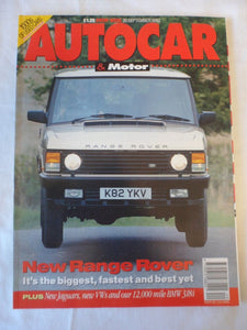 Autocar - 30 September 1992 - Range Rover