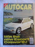 Autocar - 13 May 1992 - Ford Escort Cosworth - Lancia HF Integrale