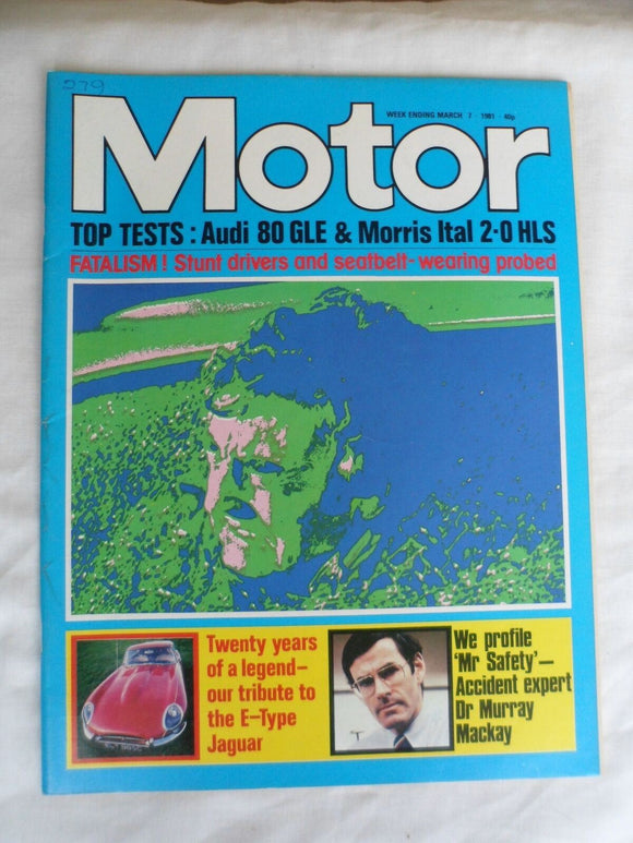 Motor magazine - 7 March 1981 - Jaguar E type