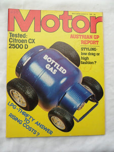 Motor magazine - 23 August 1980 - LPG - Citroen CX