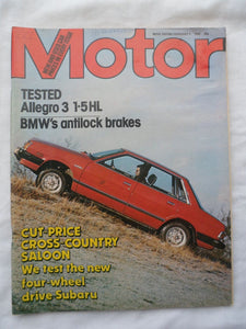 Motor magazine - 9 February 1980 - Allegro