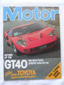 Motor magazine - 8 October 1983 - Gt40 - Range Rover