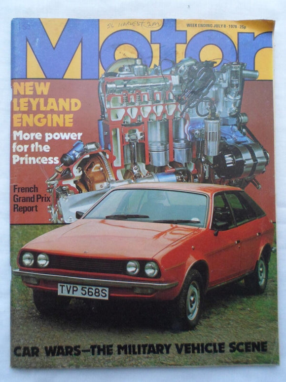 Motor magazine - 8 July 1978 - Car wars the military vehicle scene