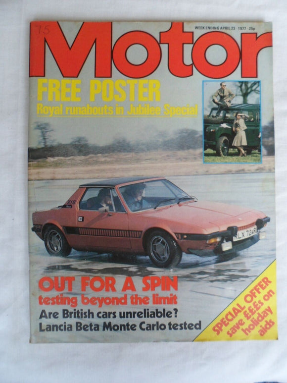 Motor magazine - 23 April 1977 - Lancia Beta Monte Carlo