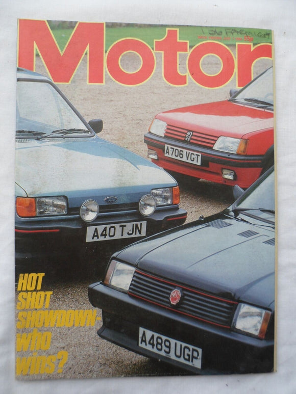 Motor magazine - 7 July 1984 - Xr2 - 205 GTi - MG Metro