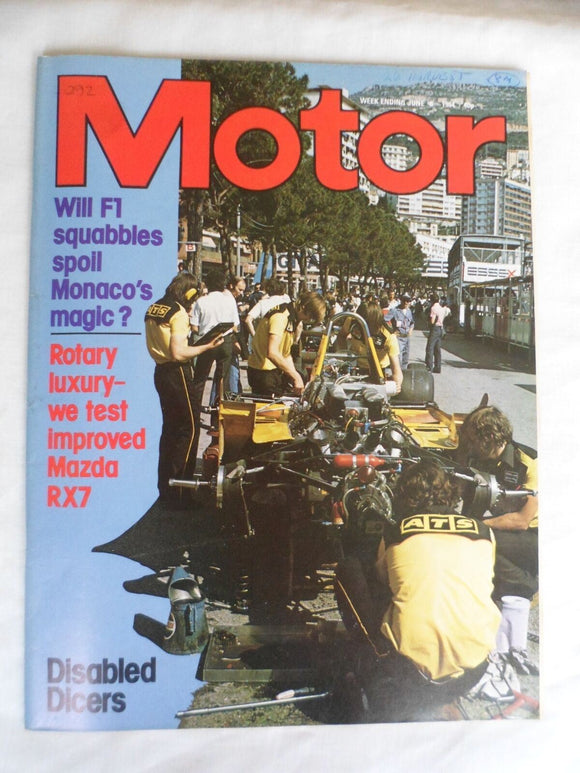 Motor magazine - 7 June 1981 - Mazda RX 7