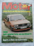 Motor magazine - 21 June 1980 - Audi Turbo - Alfasud 1.5