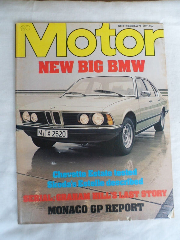 Motor magazine - 28 May 1977 - BMW 7 series