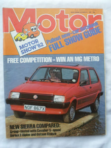 Motor magazine - 25 October 1982 - Motor show