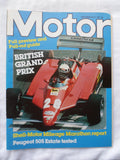 Motor magazine - 17 July 1982 - British Grand Prix