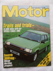 Motor magazine - 28 January 1984 - Toyota Tercel - BMW 318i