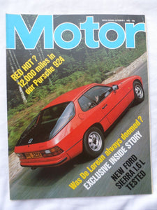 Motor magazine - 9 October 1982 - Porsche 924