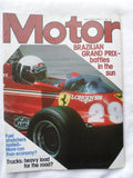 Motor magazine - 27 March 1982 - Brazilian Grand Prix