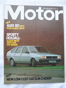 Motor magazine - 8 December 1982 - VW Passat - Audi 80