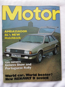 Motor magazine - 13 March 1982 - Renault 9 - Austin Ambassador