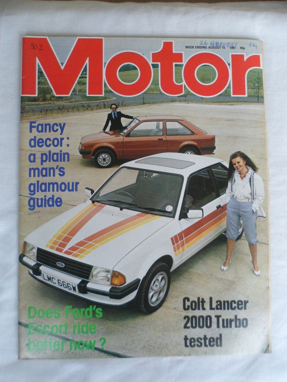 Motor magazine - 15 August 1981 - Ford Escort