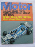 Motor magazine - 14 July 1979 - Honda prelude - British Grand Prix