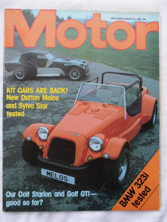 Motor magazine - 26 February 1983 - Kit cars are back- Starion - Golf GTI