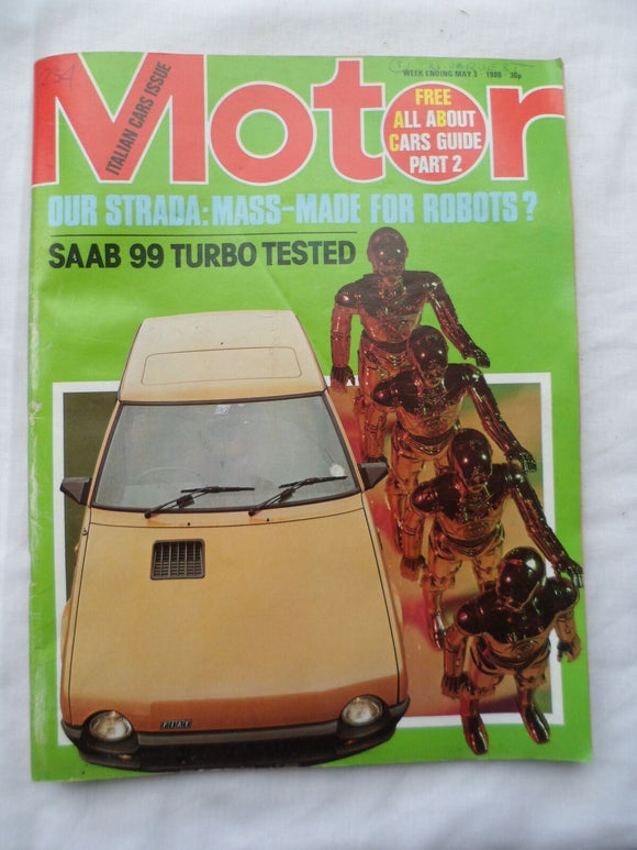 Motor magazine - 3 May 1980 - Fiat Strada - Saab 99