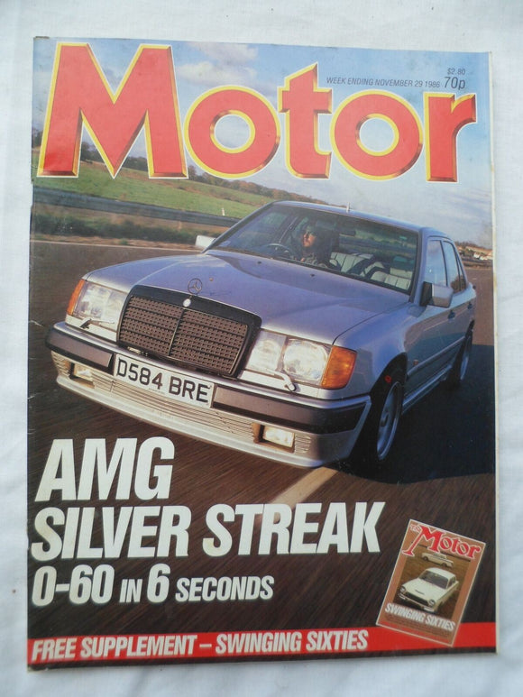 Motor magazine - 29 November 1986 - AMG Mercedes 320E