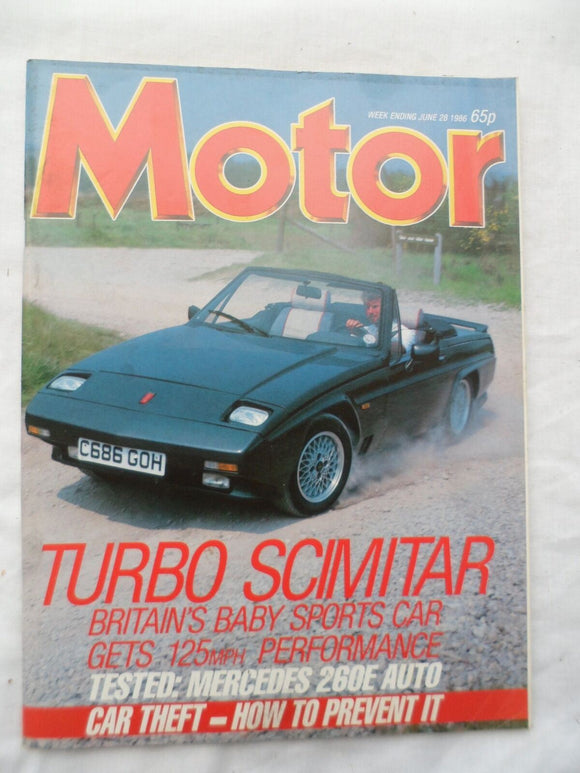 Motor magazine - 28 June 1986 - Turbo scimitar