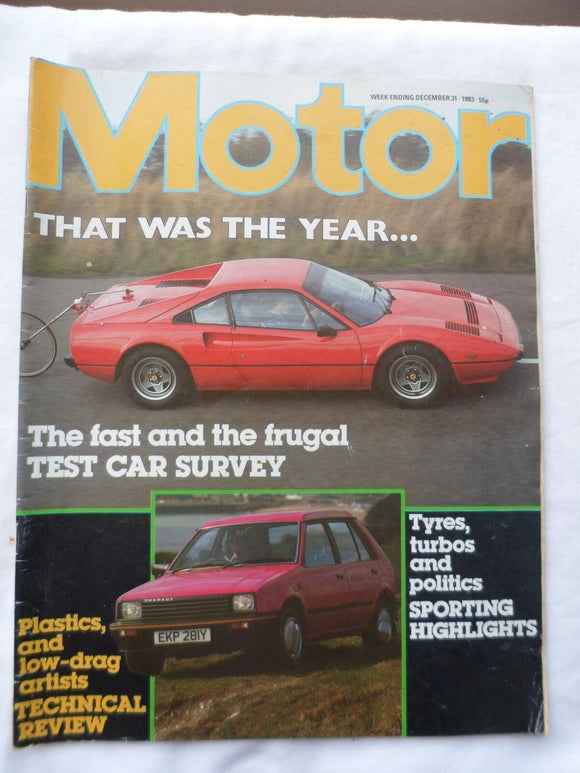 Motor magazine - 31 December 1983 - That was the year