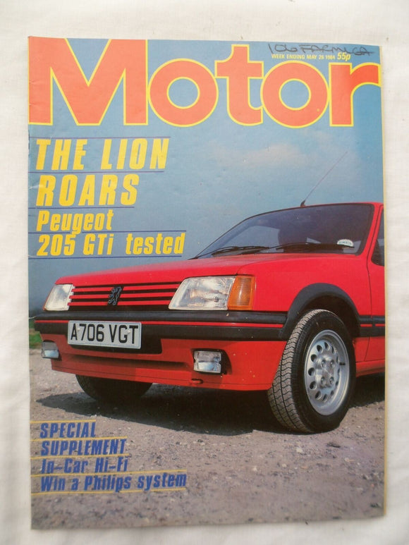 Motor magazine - 26 May 1984 - Peugeot 205 GTI