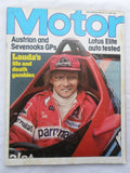 Motor magazine - 19 August 1978 - Lauda's life and death gambles