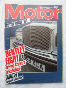 Motor magazine - 20 October 1984 - Bentley Eight