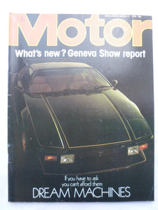 Motor magazine - 11 March 1978 - Dream machines