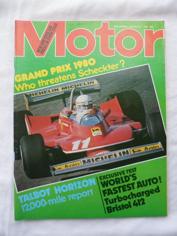 Motor magazine - 12 January 1980 - Bristol 412