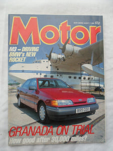 Motor magazine - 2 August 1986 - BMW M3 - Ford Granada