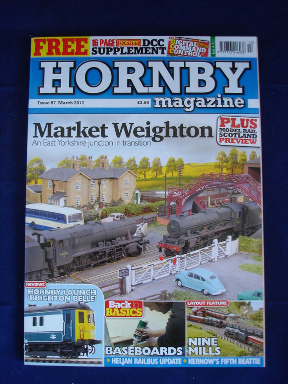 Hornby Magazine # 57 Mar 2012 - Market Weighton - Nine Mills - Baseboards