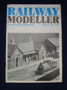 1 - Railway modeller - Jan 1981 - Contents page shown in photos