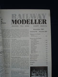 1 - Railway modeller - Nov 1983 - Contents page shown in photos