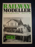 1 - Railway modeller - March 1973 - Contents page shown in photos