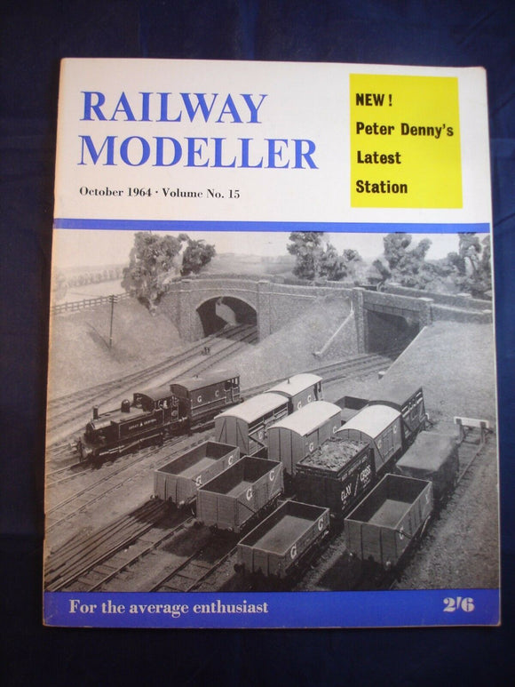 1 - Railway modeller - October 1964 - Contents page shown in photos