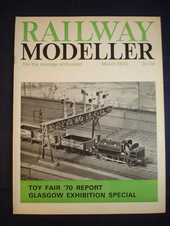 1 - Railway modeller - March 1970 - Contents page shown in photos