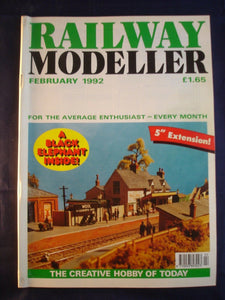 1 - Railway modeller - February 1992 - Contents page shown in photos