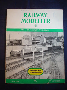 1 - Railway modeller - November 1959 - Contents page shown in photos