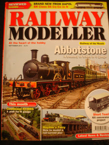 Railway Modeller Sep 2012 Goathland NYMRS, Model a pier, Abbotstone