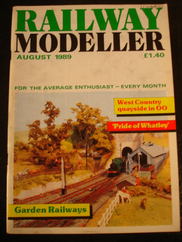 Railway Modeller August 1989 Exeter Quay, and Exe haven