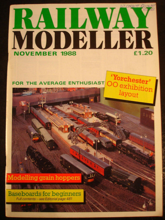 Railway Modeller Nov 1988 Yorchester