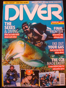 Diving Mag Diver Dec 2009 Elena R, Antarctica, Sentinel, Nitrox, Cocklebiddy