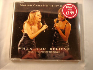 CD Single (B4) - Mariah + Whitney - When you believe - 6667522