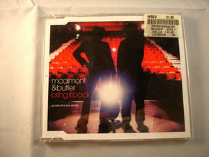 CD Single (B5) - Mcalmont and Butler - Bring it back - CDCHSS5145