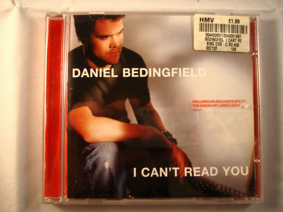 CD Single (B5) - Daniel Bedingfield - I can't read you - 657132