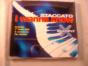 CD Single (B5) - Staccato - I Wanna know - CDMULTY11