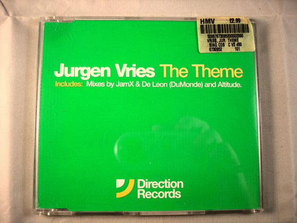 CD Single (B7) - Jurgen Vries ‎– The Theme - 6730952